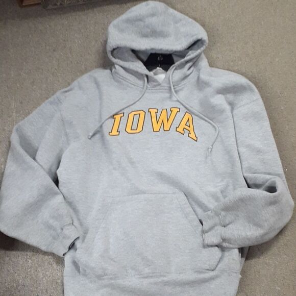 Size Adult S Hawkeyes gray unisex sweatshirt - Picture 1 of 4